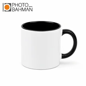 ليوان 6OZ دسته و داخل مشكي
