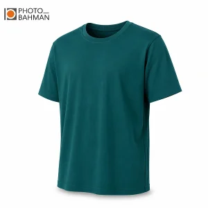 تي شرت نخ سبز تيره 2XL
