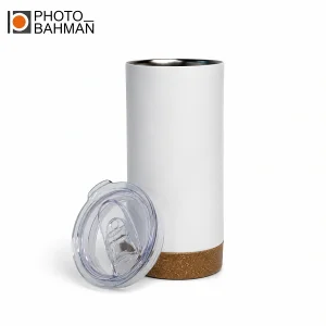 ليوان در دار 17OZ پايين چوب پنبه